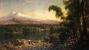 Frederic Edwin Church Figures in an Ecuadorian Landscape oil painting